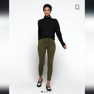 Olive Green Utility Skinny Pant